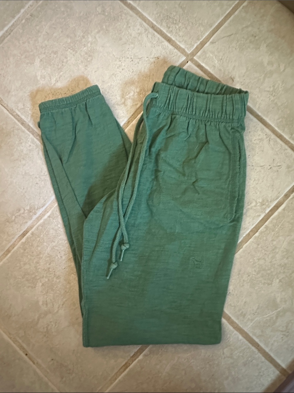 Victorias Secret Green Drawstring Jogger Pants